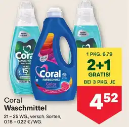 MPreis Coral Waschmittel Angebot