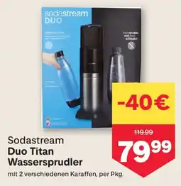 MPreis Sodastream Duo Titan Wassersprudler Angebot