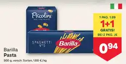 MPreis Barilla Pasta Angebot