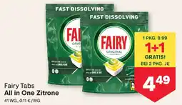 MPreis Fairy Tabs All in One Zitrone Angebot