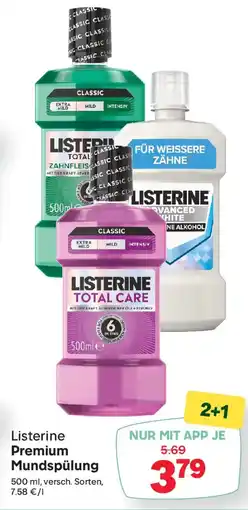 MPreis Listerine Premium Mundspülung Angebot