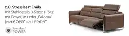 Rutar Stressless Emily mit Stahldetails, 3-Sitzer Angebot