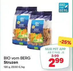 MPreis BIO vom BERG Struzen Angebot