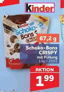 Center Shop Kinder Schoko-Bons CRISPY Angebot