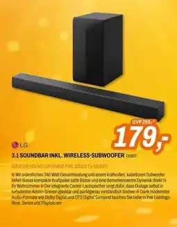 Expert LG 3.1 Soundbar inkl. Wireless-Subwoofer DS60T Angebot