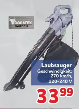 Center Shop DORATEX GARDEN Laubsauger Angebot