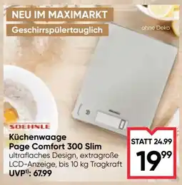 Maximarkt SOEHNLE Küchenwaage Page Comfort 300 Slim Angebot