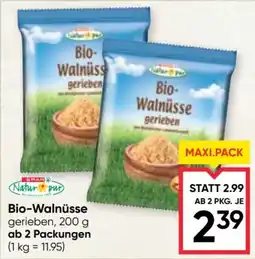 Maximarkt Natur pur Bio-Walnüsse Angebot