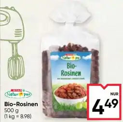 Maximarkt Natur pur Bio-Rosinen Angebot