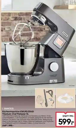 Maximarkt KENWOOD Küchenmaschine KWL90.004SI Titanium Chef Patissier XL Angebot