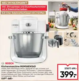 Maximarkt BOSCH Küchenmaschine MUMS6EW24D Angebot