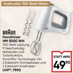 Maximarkt Braun Handmixer HM 5000 WH Angebot