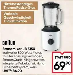 Maximarkt Braun Standmixer JB 3150 Angebot