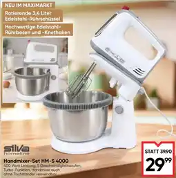 Maximarkt Handmixer-Set HM-S 4000 Angebot
