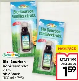 Maximarkt Natur pur Bio-Bourbon-Vanilleextrakt Angebot