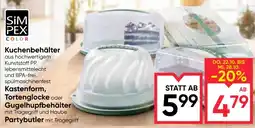 Maximarkt SimPex Color Kuchenbehälter Angebot