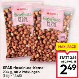 Maximarkt SPAR Haselnuss-Kerne Angebot