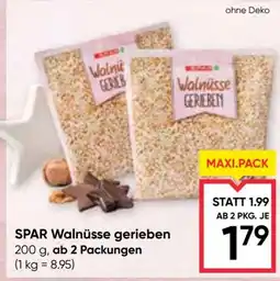 Maximarkt SPAR Walnüsse gerieben Angebot