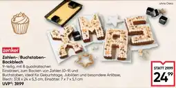 Maximarkt zenker Zahlen-/Buchstaben-Backblech Angebot