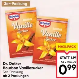 Maximarkt Dr. Oetker Bourbon Vanillezucker Angebot