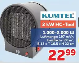 Center Shop Kumtel 2 kW HC-Tool Angebot