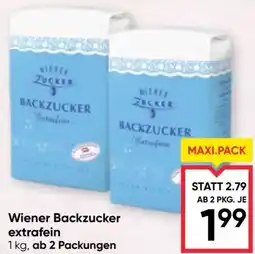 Maximarkt Wiener Backzucker extrafein Angebot