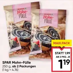Maximarkt SPAR Mohn-Fülle Angebot