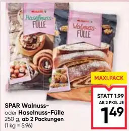 Maximarkt SPAR Walnuss- oder Haselnuss-Fülle Angebot