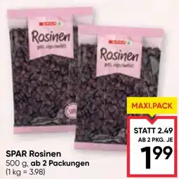 Maximarkt SPAR Rosinen Angebot