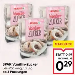 Maximarkt SPAR Vanillin-Zucker Angebot