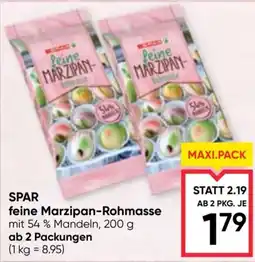 Maximarkt SPAR feine Marzipan-Rohmasse Angebot