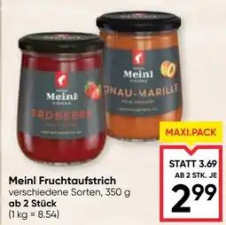 Maximarkt Meinl Fruchtaufstrich Angebot