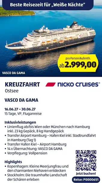 Kreuzfahrt Ostsee Vasco Da Gama