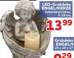 Center Shop LED-Grabdeko ENGEL/KERZE Angebot
