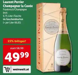 Interspar Laurent Perrier Champagner la Cuvée Angebot