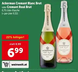 Interspar Ackerman Cremant Blanc Brut oder Cremant Rosé Brut Angebot