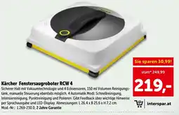 Interspar Kärcher Fenstersaugroboter RCW 4 Angebot