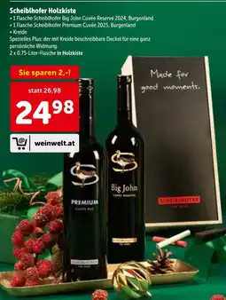 Interspar Scheiblhofer Holzkiste Angebot