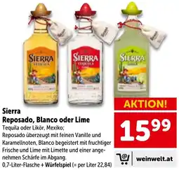 Interspar Sierra Tequila oder Likör Angebot