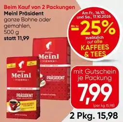 Spar Meinl Präsident Angebot