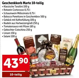 Interspar Geschenkkorb Marte 10-teilig Angebot