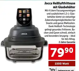 Interspar Jocca Heißluftfritteuse mit Glasbehälter Angebot