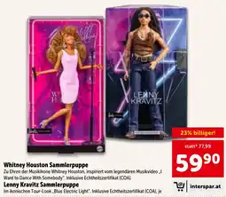 Interspar Whitney Houston Sammlerpuppe Angebot