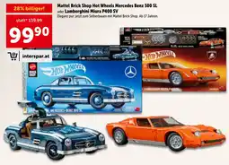 Interspar Mattel Brick Shop Hot Wheels Mercedes Benz 300 SL oder Lamborghini Miura P400 SV Angebot