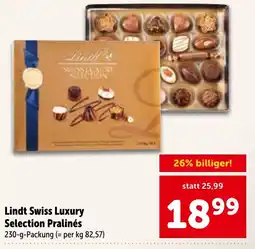 Interspar Lindt Swiss Luxury Selection Pralinés Angebot