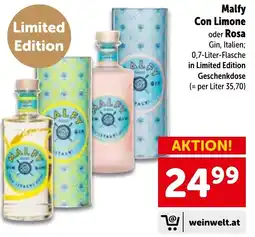 Interspar Malfy Con Limone oder Rosa Gin Angebot