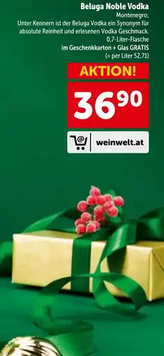Interspar Beluga Noble Vodka Angebot