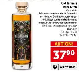 Interspar Old Farmers Rum 12 YO Angebot