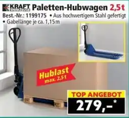 Norma Kraft Paletten-Hubwagen 2,5t Angebot
