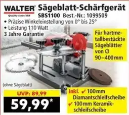 Norma WALTER Sägeblatt-Schärfgerät Angebot